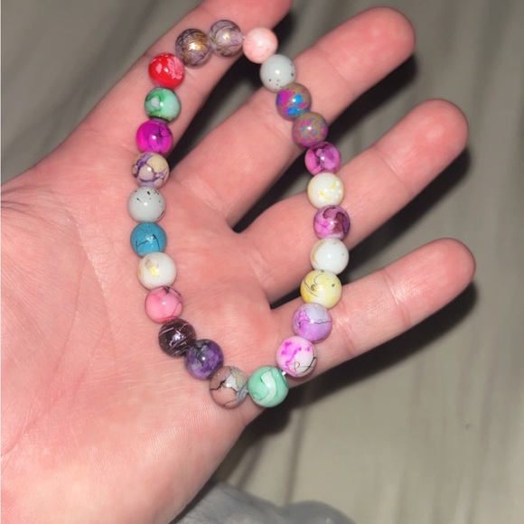 Handmade Marble multi-color peace bracelets - Picture 4 of 7